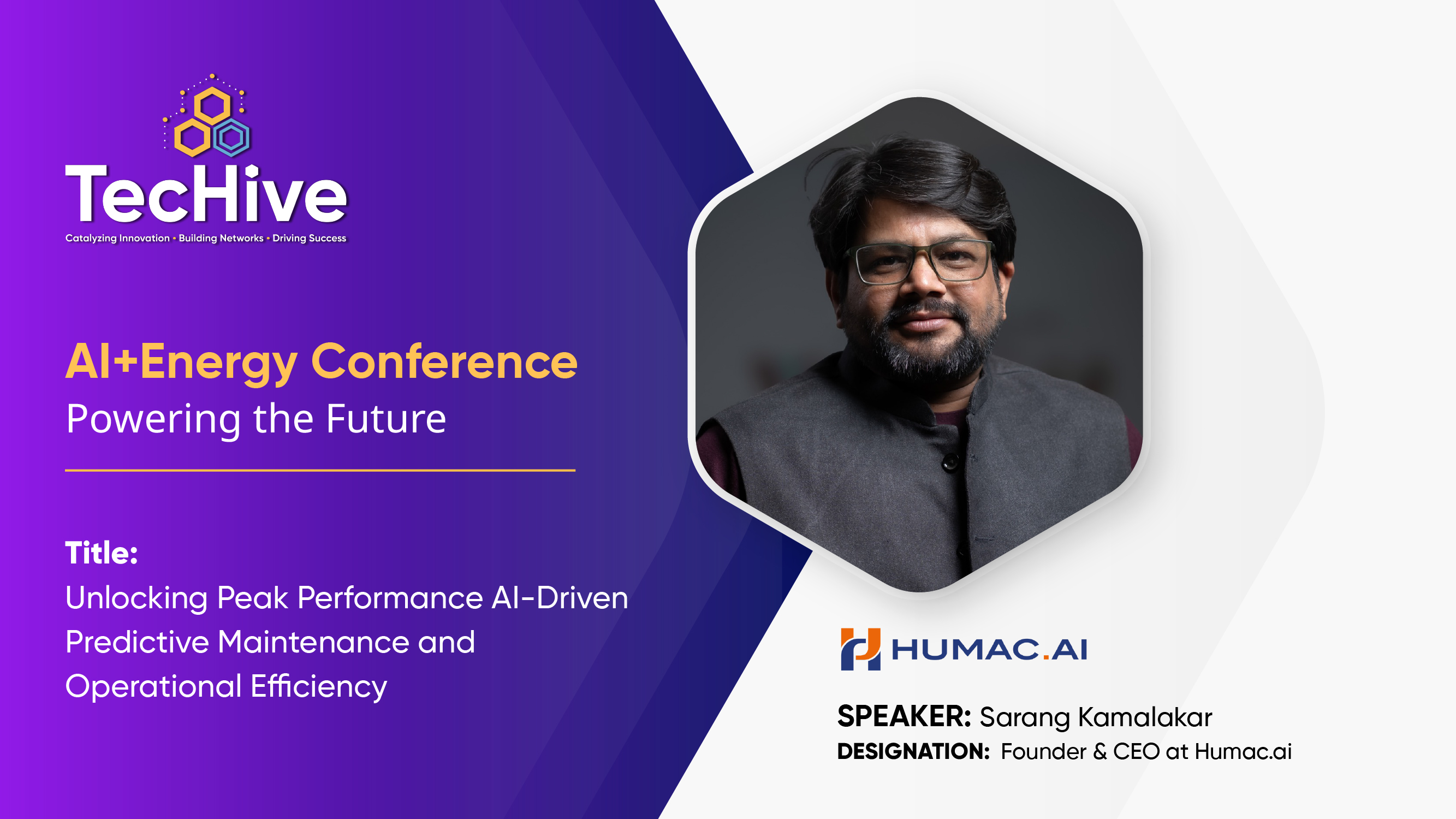Sarang Kamalakar – Founder & CEO, Humac.ai
